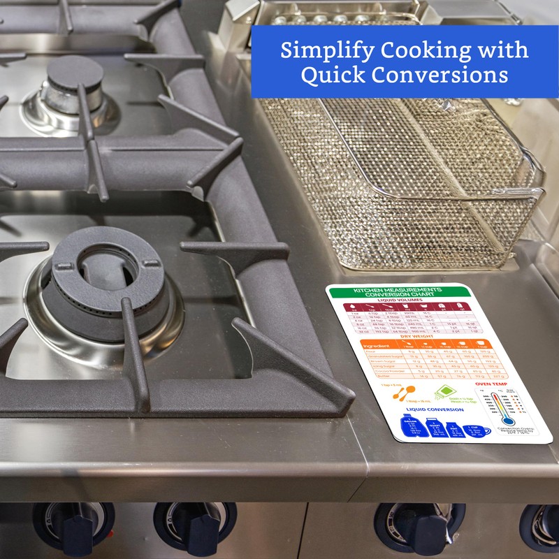 Magnet Kitchen Conversion Chart Magnet (7.6 x 5 inches) -