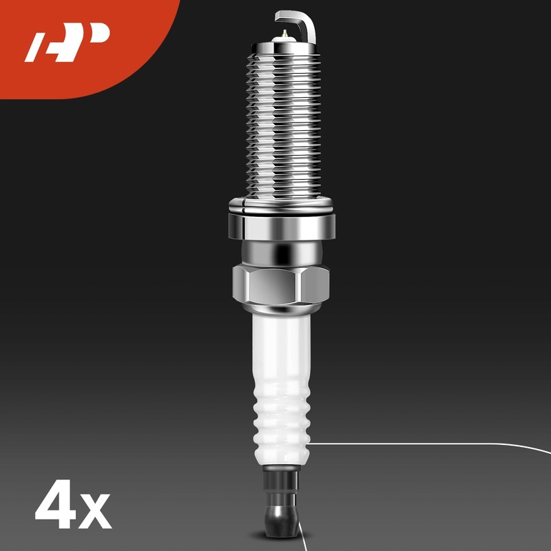 A-Premium Set of 4 Ignition Coil Pack and Iridium Spark