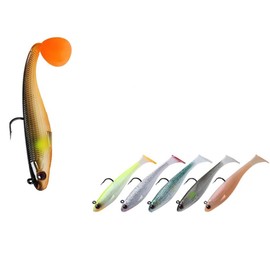 LATRAT 6 Pieces Rubber Fish Fishing Lures, Lifelike Fishing Lures, Rubber Fishing Lures Set, Outdoor Fishing Tool, Soft Fishing Lures For Any Fisherman