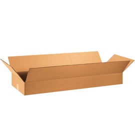 PARTNERS BRAND 36x12x4 Flat Corrugated Boxes, Flat, 36L x 12W x 4H, Pack of 20 | Shipping, Packaging, Moving, Storage Box for Home or Business, Strong Wholesale Bulk Boxes