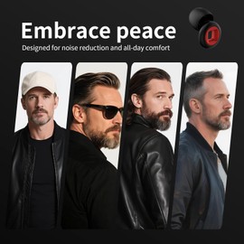 Ohrstöpsel zum Schlafen,mit 8 Ohrstöpseln,Wiederverwendbare Silikon Ohrstöpsel für Schlaf,Konzerte,Arbeit,Motorrad,Studium| mit 45dB Ultra-Comfy Noise Cancelling Ohrstöpsel(Schwarz und Weiß)