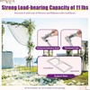Heavy Duty Wedding Backdrop Stand Kit with Weighted Stainless Bases