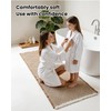 Large Bathroom Rugs 2' x 6', Long Runner Rug Waffle