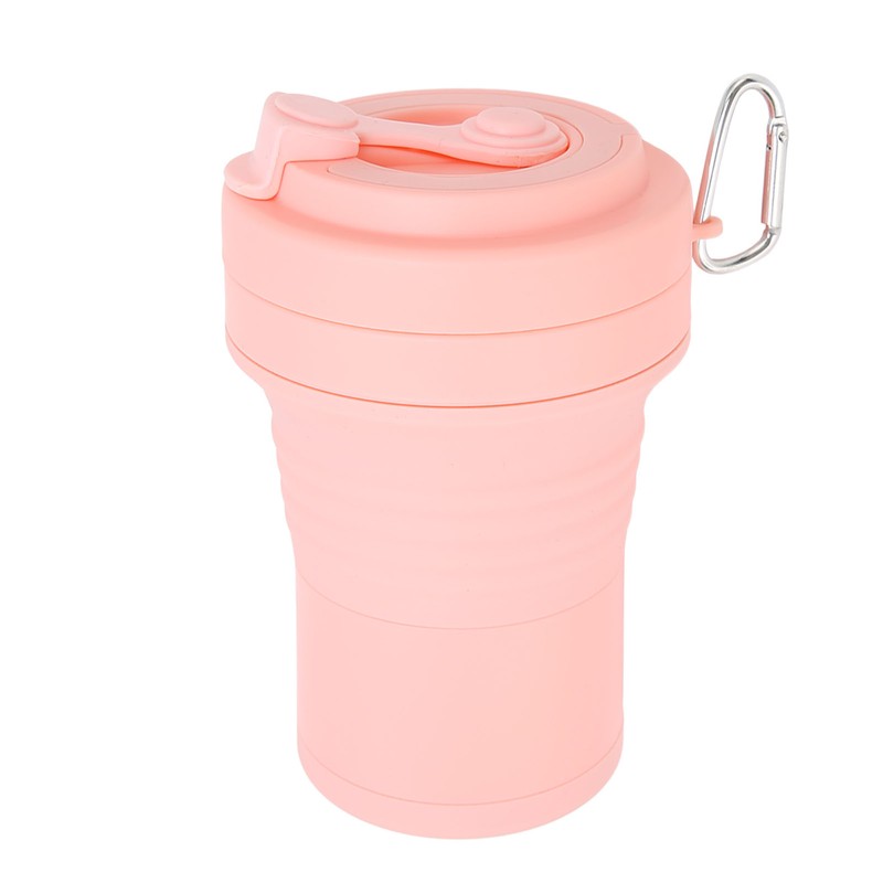 Folding Coffee Cup Silicone Heat Insulation Good Sealing Collapsible Water