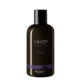 BODHI® Body Oil and Bath Oil Floral Therapy 250 ml with Lavender and Chamomile for Dry Skin with Organic Coconut Oil Also for Pregnant Women Vegan & 100% Natural