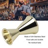 Cocktail Jigger Double Sided Stainless Steel Bar Shot Measuring Cup