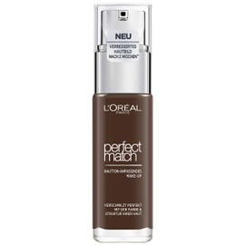 L'Oréal Paris Perfect Match in 12N Ebony, flüssiges Make-up natürlichen Teint, 30 ml