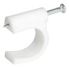 Grapa Para Cable Coaxial 16 Mm Blanco 20 Pzas Grac16 Surtek