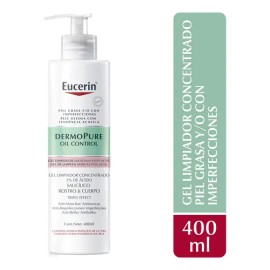 Eucerin Dermopure Gel Limpiador Facial Concentrado Piel Grasa DaNoche 400ml                                                                           
