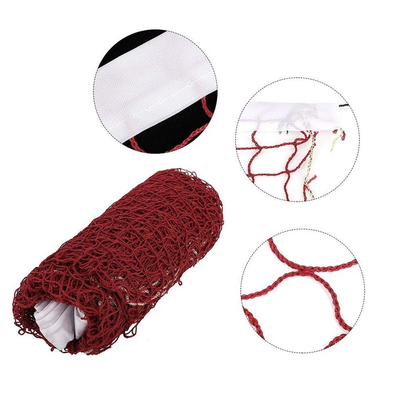 Badminton Net, Portable Durable Adjustable Foldable Training Badminton Mesh Net