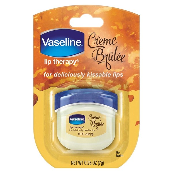 Vaseline Lip Therapy Creme Brulee, 0.25 Ounces each (Value Pack