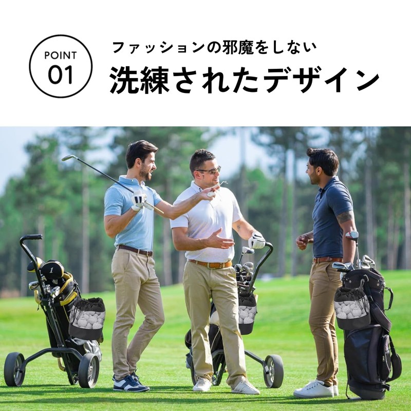 DIZLAS Golf Ball Case Pouch Ball Case Holder Storage Bag