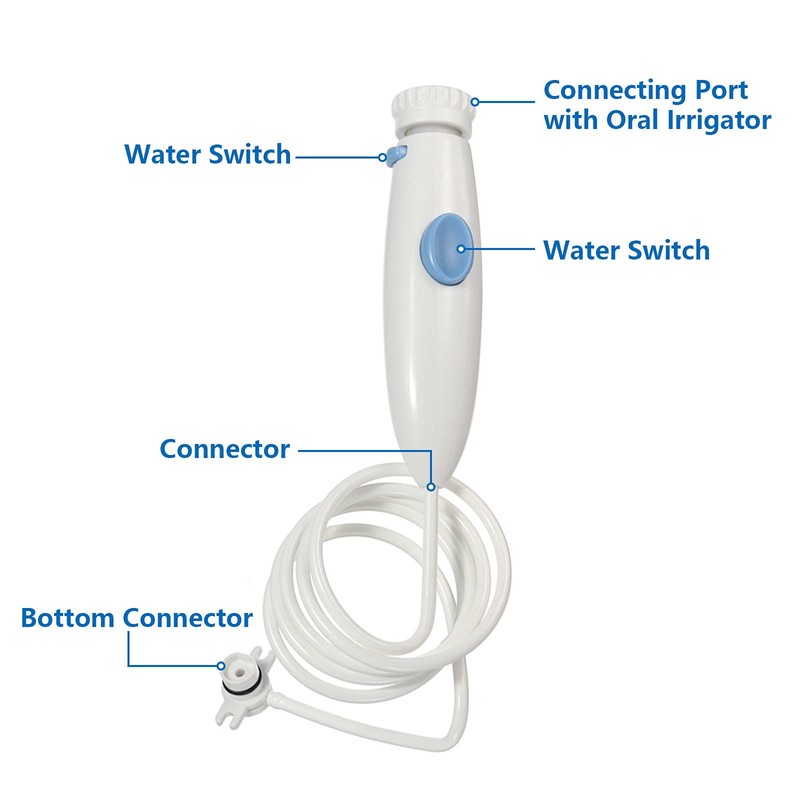 Sunlera Oral Irrigator Handle Replacement Hose Handle for WP-100
