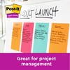 Post-it Super Sticky Notes, Cosmic Colour Collection, lined, 101 mm