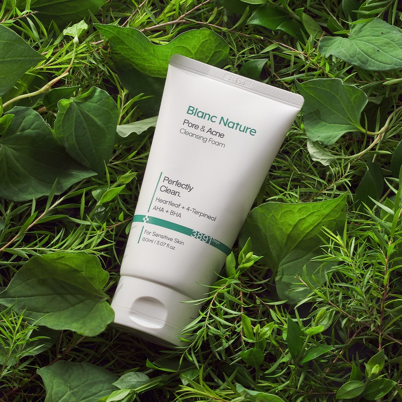 Blanc Nature Pore & Acne Cleansing Foam 150ml Set (+50ml)