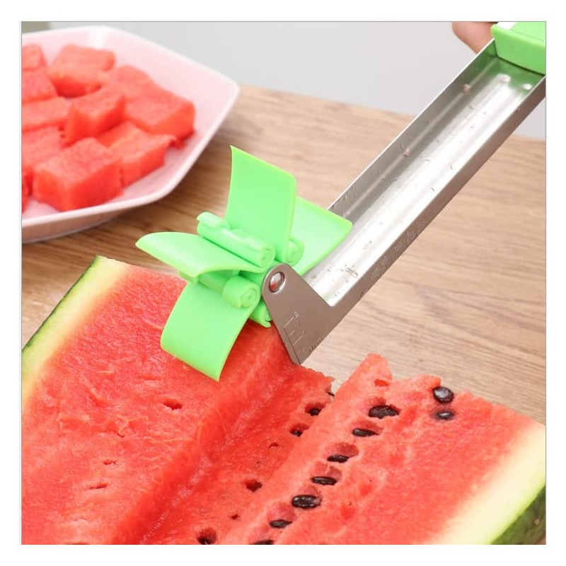 Life Change Watermelon Slicer Fruit Cutter Windmill Kitchen Utensils Gadgets