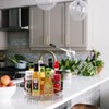 Amolliar 11" Clear Lazy Susan Organizer - 360° Rotating Turntable