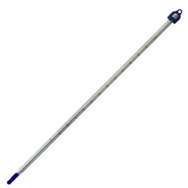 -10 to +110 Laboratory Thermometer 305mm With Blue Spirit Partial Immersion Glass Lab School Home Brew - Made in UK