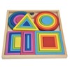 Baby Blocks Stacking Puzzle Set Colorful Wooden Building Blocks Educational