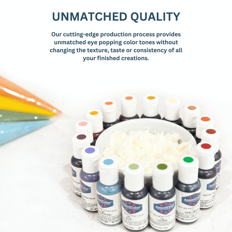 AmeriColor Soft Gel Paste Food Color, 6-Ounce, Bright White