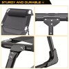 SLSY Folding Lounge Chair Bed Cot 4-Position Adjustable Patio Reclining