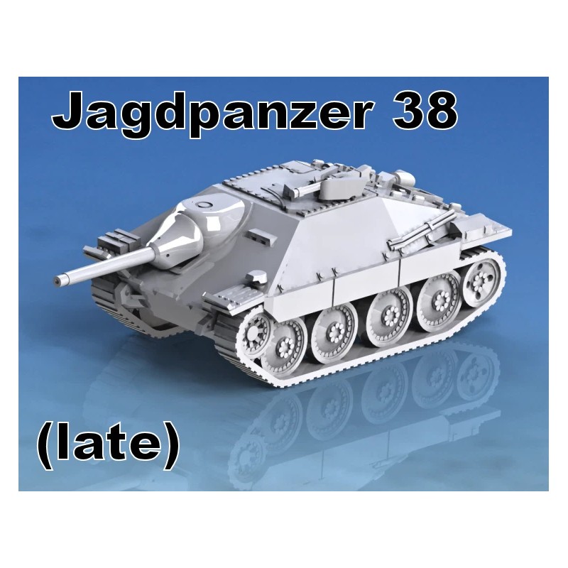 German - Hetzer SPG (3) - 12mm