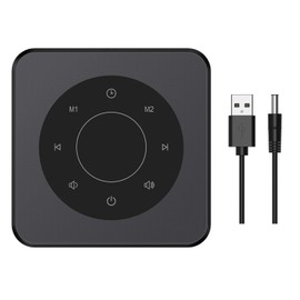 White Noise Sound Machine for Sleep 20 Soothing Sounds Noise Machine for 30 Level Volume 5 Timer Setting Favorite Setting Memory Function Touch Control Compact Portable for Adult/Baby (Black)