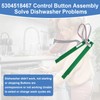 5304518467 Dishwasher User Interface Control Button Assembly, Compatible With White-Westinghouse/Electrolux/Frigidaire
