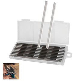 12Pcs 82mm Reversible Electric Planer Blades, Planer Blades With Two Cutting Edges, Durable Stainless Steel Blades Precision Ground HSS For Makita And Others, Professional DIY Woodworking Suitable