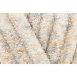 James C Brett Flutterby Huggable Super Chunky Yarn 100% Polyester Chenille Texture for Crochet, Knitting Wool, Baby Toys, Blankets cushions - 250G Balls - Naturals Print (UG12) - Pack of 3
