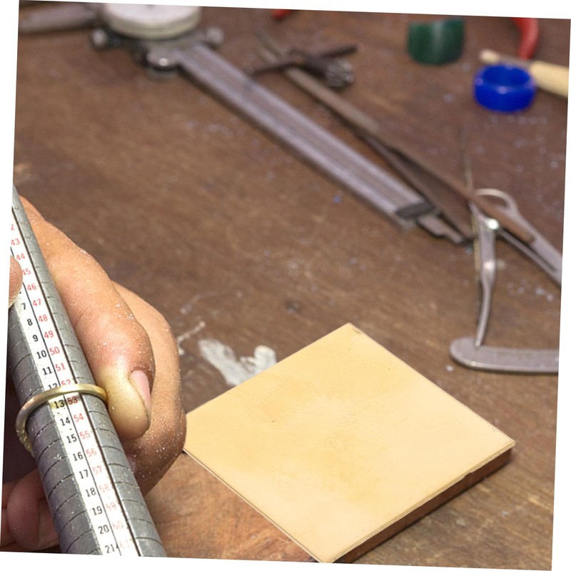 CHILDWEET Crafting Brass Wear-Resistant Plate Sheets for DIY Projects Decorative