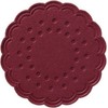 Duni Coasters 8-Ply Tissue Plain Bordeaux Diameter 7.5 cm Pack of 250