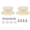 sourcing map 2pcs Pot Pan Lids Replacement Knob, Plastic Pan