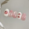 [Handmade Nail Tips] Tomato Flavor Nail Tips - Almond /