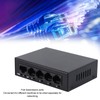 5 Port Ethernet Switch Professional High Speed 10 100Mbps Iron