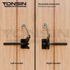 YONSIN 2 Sets Self Locking Fence Gate Latch with Spring