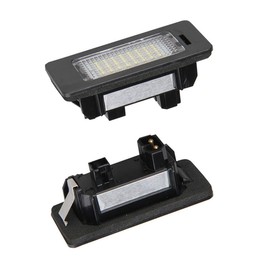 FOLGEMIR Top LED License Plate Light Xenon White Error Free for E39, E60, E70, E90, F30, F80, E92, E93