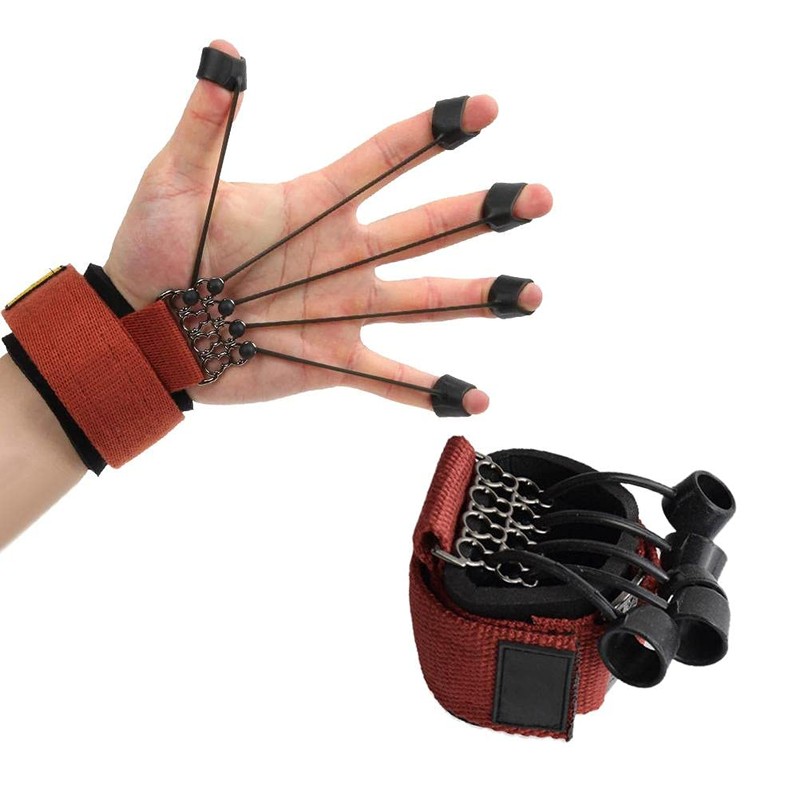 Finger and Hand Stretcher Exerciser, Exercise Equipment with Resistance Band,