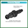 Motoforti Expansion Tank Coolant Hose Connector No.0039970689 for Mercedes Long-lasting