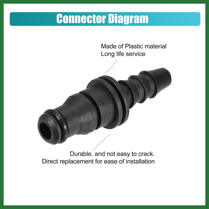 Motoforti Expansion Tank Coolant Hose Connector No.0039970689 for Mercedes Long-lasting