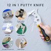 VOOMEY Putty Knife Set, Drywall Knife,6PCS 420 Stainless Steel Paint