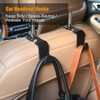 URAQT Auto Hooks, 6 pack Car Storage Hooks Back Seat