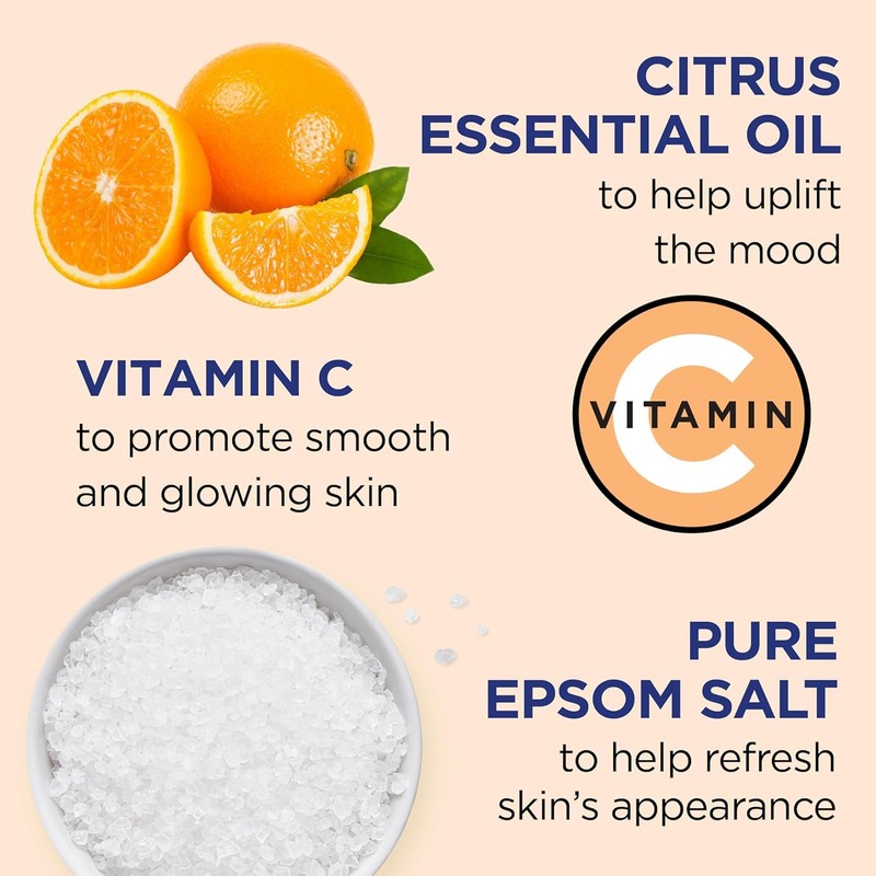 Body Wash with Pure Epsom Salt, Glow & Radiance, Vitamin