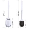 RV Toilet Bowl Brush and Holder, Silicone Toilet Bowl Brush