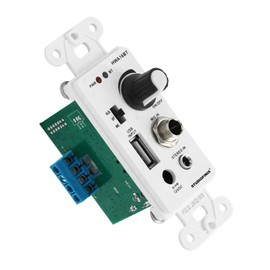 STUDIOFINIX 2-Channel Wall-Mounted Audio Amplifier - 100W Max Power Output with USB, Mic & AUX, for Sound Systems Home Theater Integration Compatible with Bluetooth