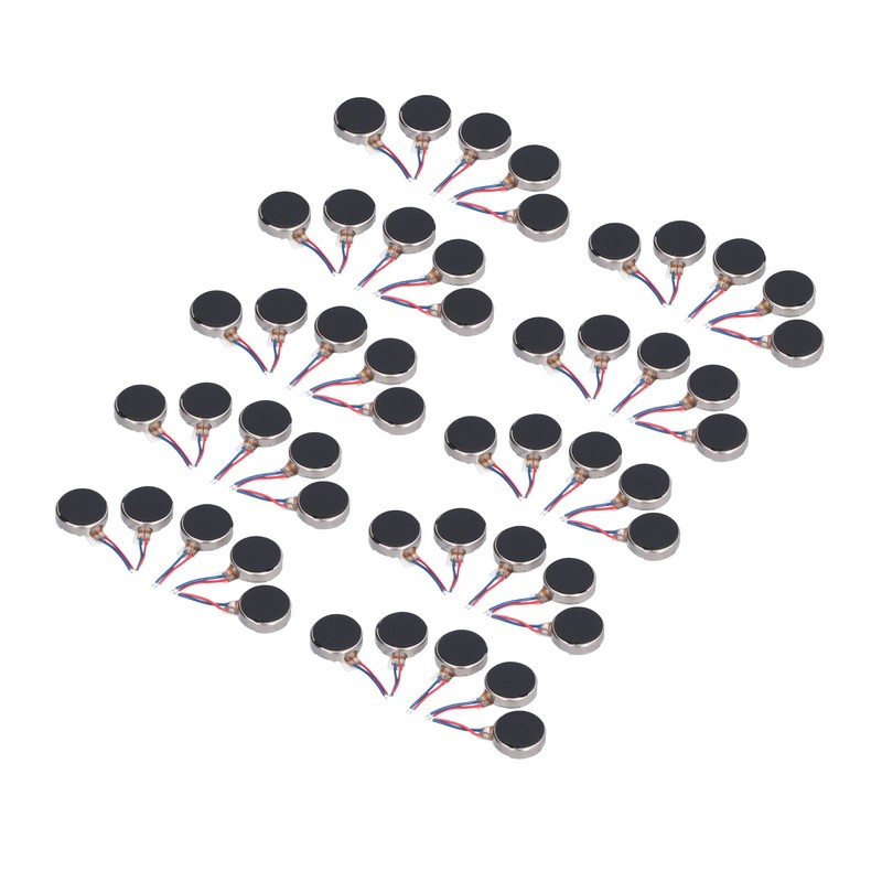 50Pcs Mini Vibration Motors DC 3V 10x2.7mm Anti Interference Small