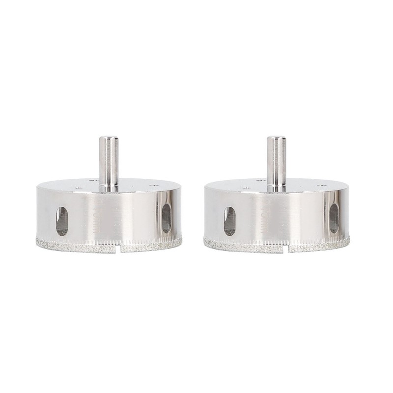 2 Pcs Hole Saw Drill Bit Coating Uniformity Wearproof Incision