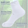 KOOOGEAR 5 Pairs Womens Ladies Bamboo Socks White Black Ankle