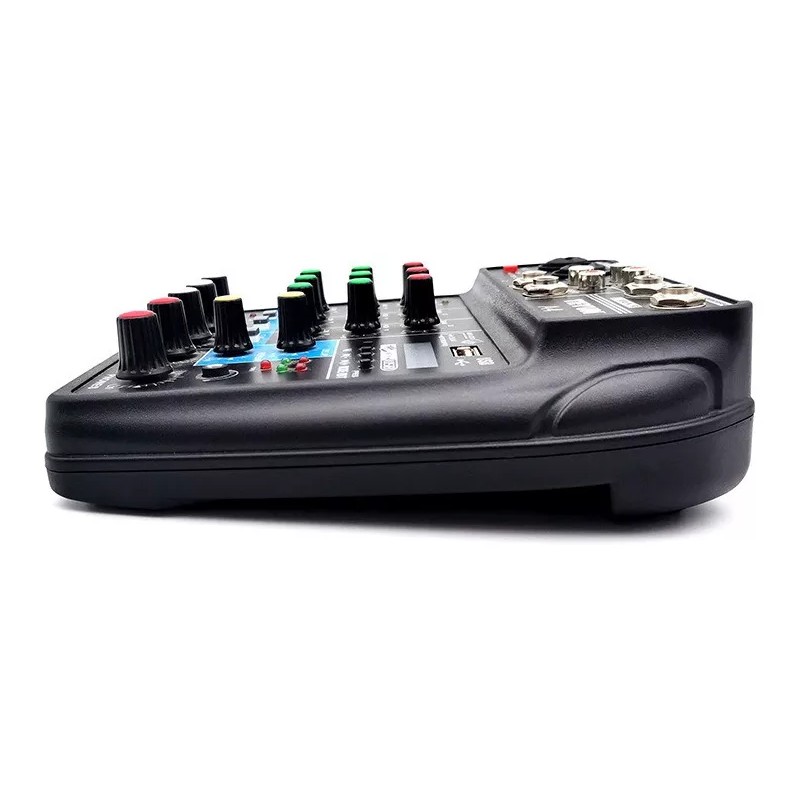 Teyun Mezclador Tarjeta De Audio De 4 Canales Bluetooth