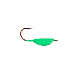 Lunkerhunt Lead Teary Jig - Fluorescent Green Glow